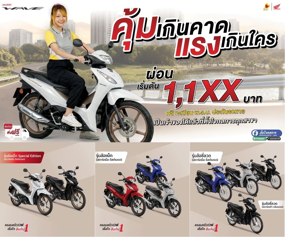 All New Honda Wave110 ปี 2026